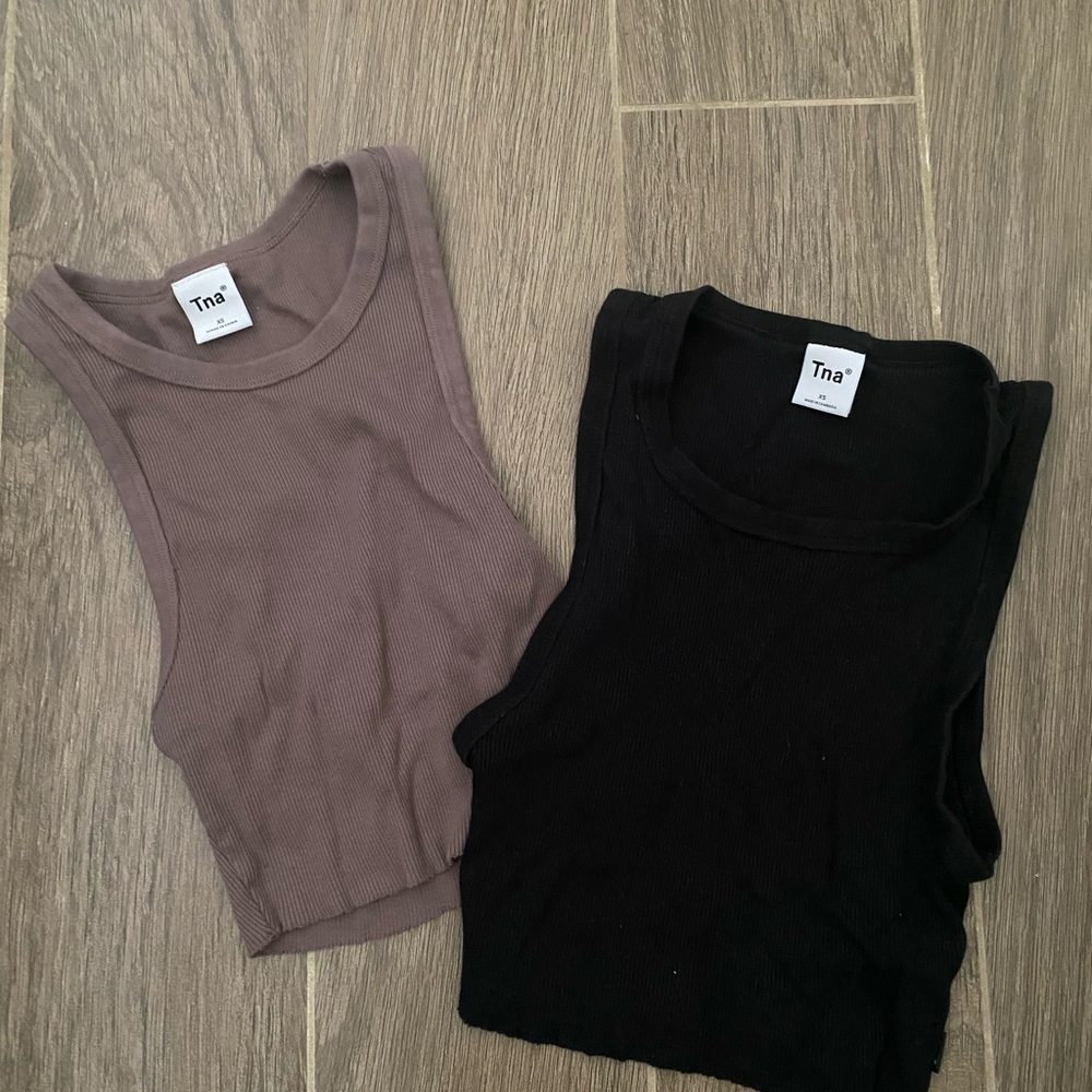 TNA Women's Tank Tops - Black and Brown